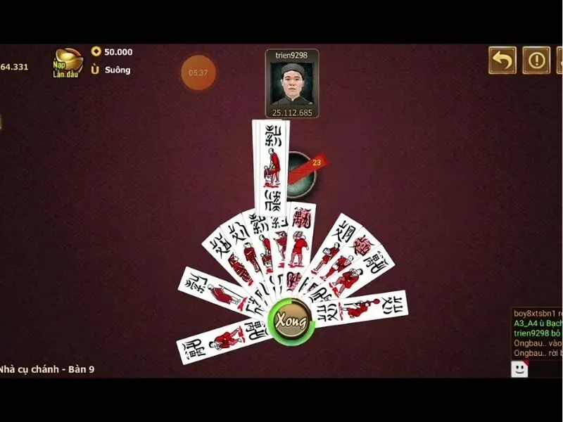 Cách đánh Chắn luôn thắng thông qua câu kéo bài đối thủ